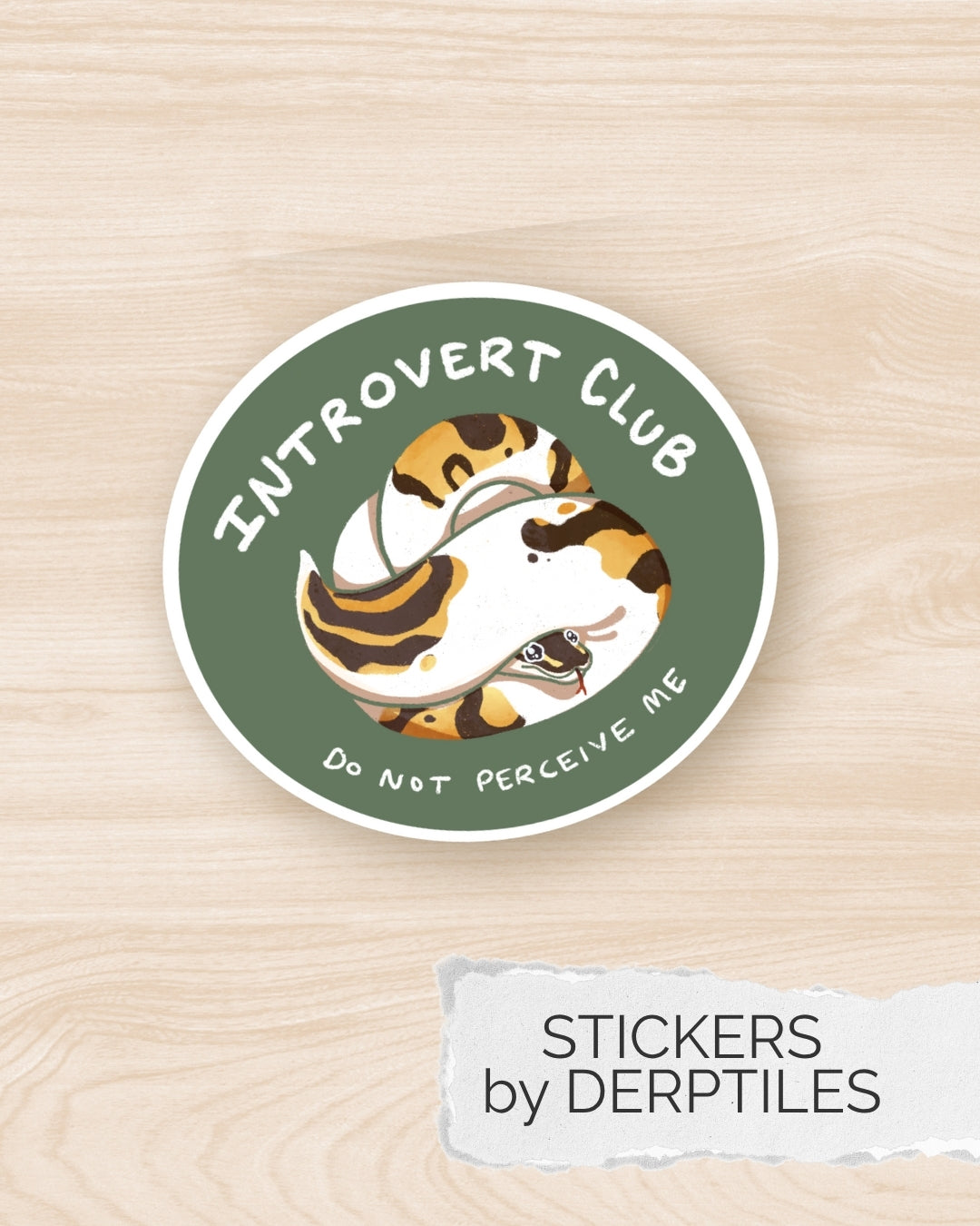 Introvert Club Sticker