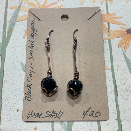 Black Onyx Earrings