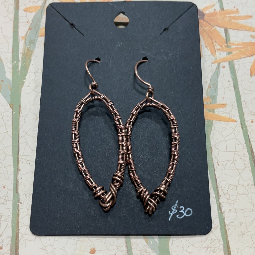 Ornate Wire Wrapped Earrings