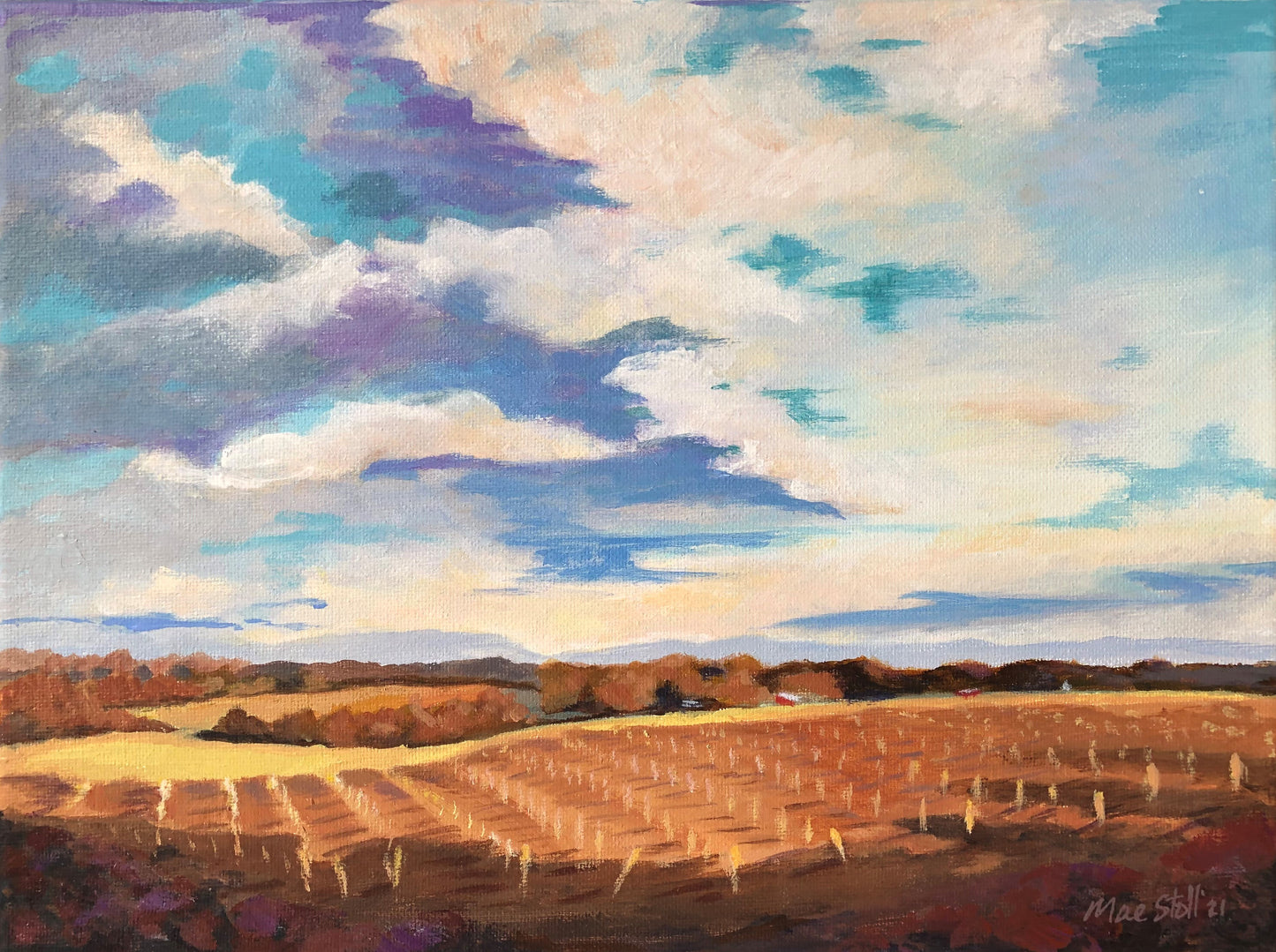 Fall at the Vineyard (Original)