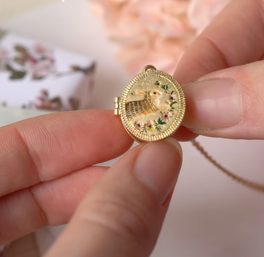 Running Bunny Locket