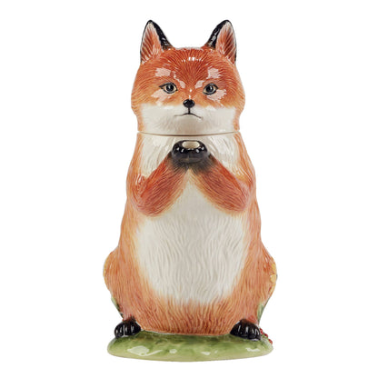 Woodland Critters Fall 3-D Fox Teapot 32 oz.