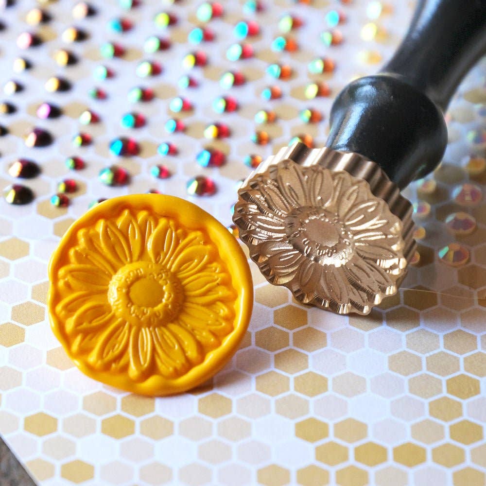 3D Sunflower - Wax Seal Stamper