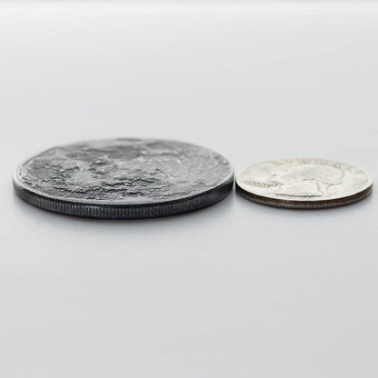 Black Iron Large Super New Moon Coin - 1.5