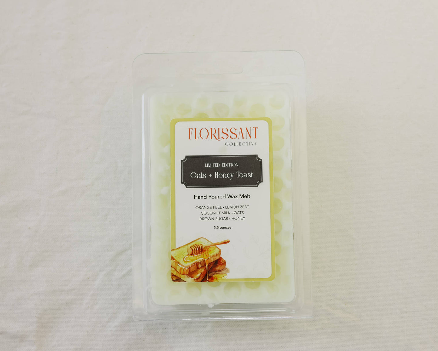 Oats + Honey Toast Handcrafted Wax Melt