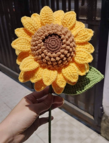 Hand Crocheted Sunflower