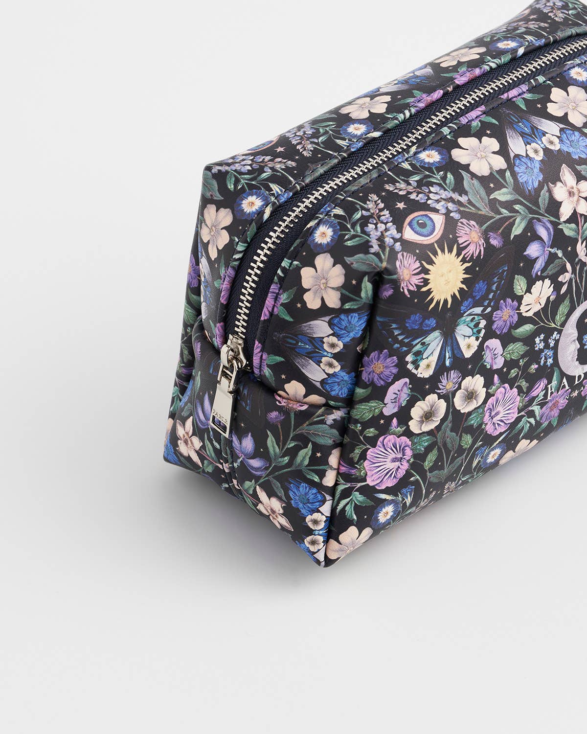 Selene Print Cosmetic Pouch in Navy