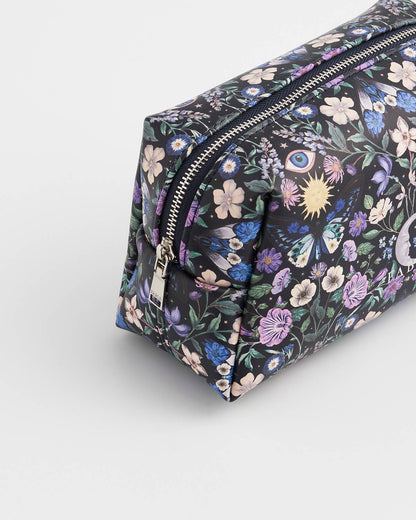 Selene Print Cosmetic Pouch in Navy