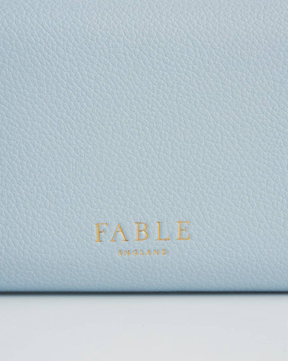 Bird Blue Embroidered Wallet