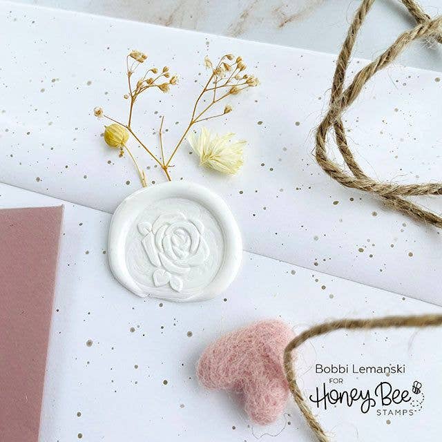 Bee Creative - Wax Seal Stamper - Rose