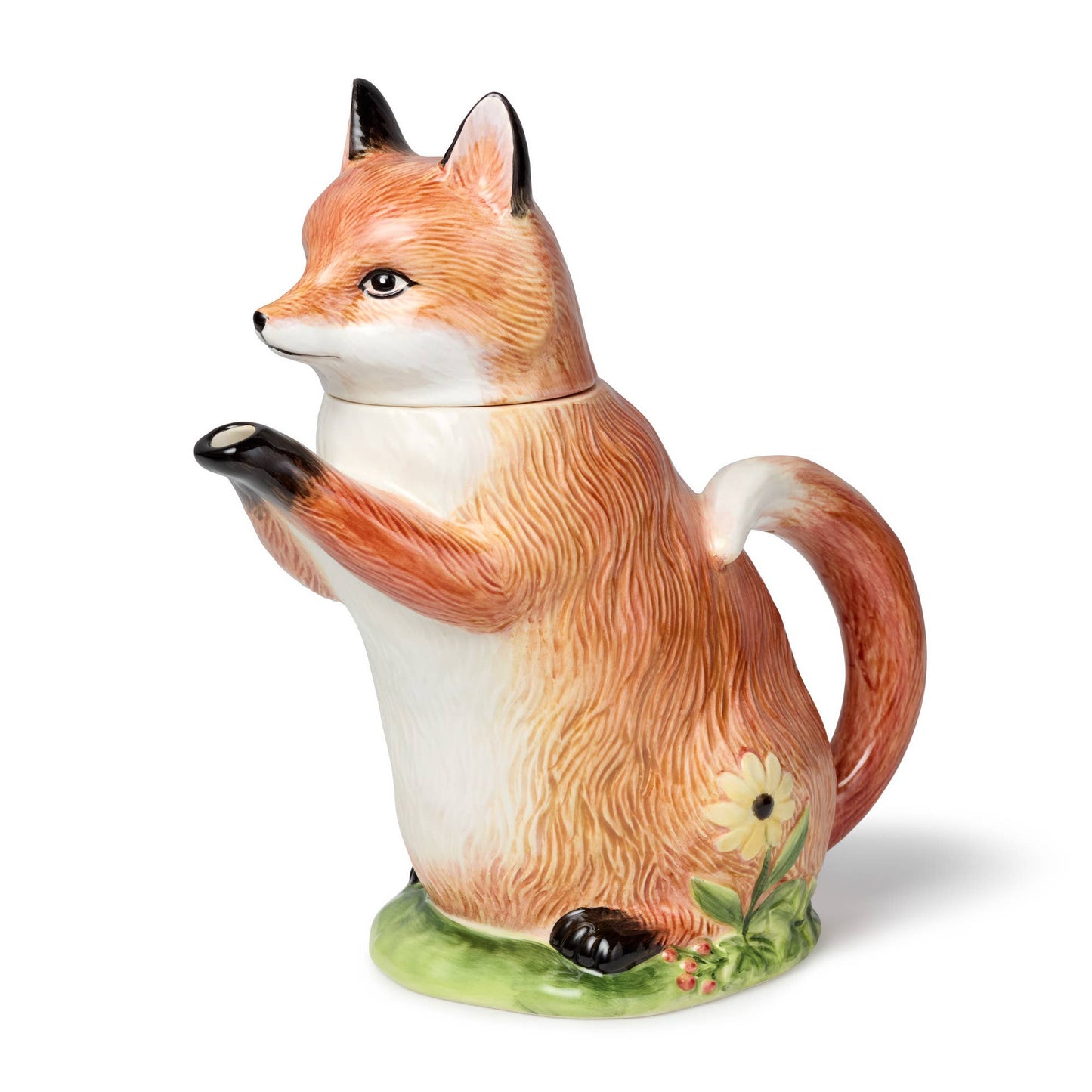 Woodland Critters Fall 3-D Fox Teapot 32 oz.