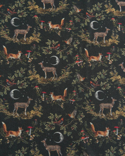 Into the Woods Tassel Scarf (Green)