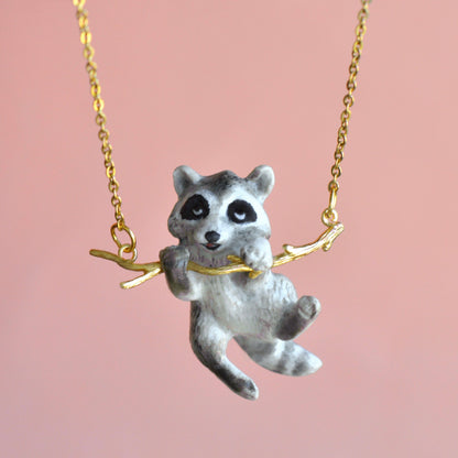 Rascal Raccoon Necklace