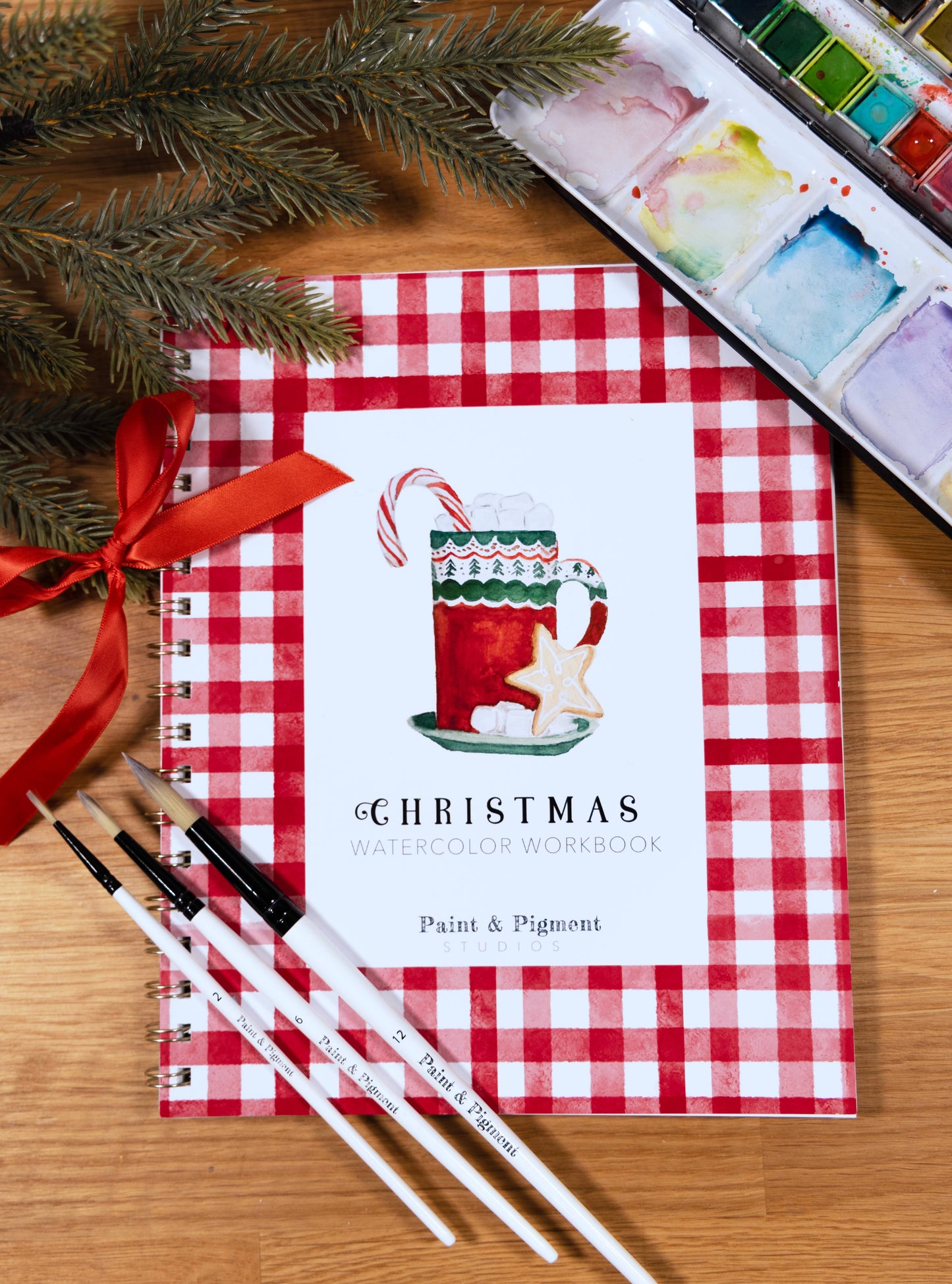 Christmas Watercolor Workbook