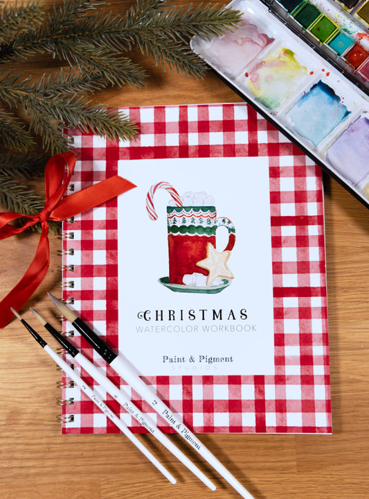 Christmas Watercolor Workbook