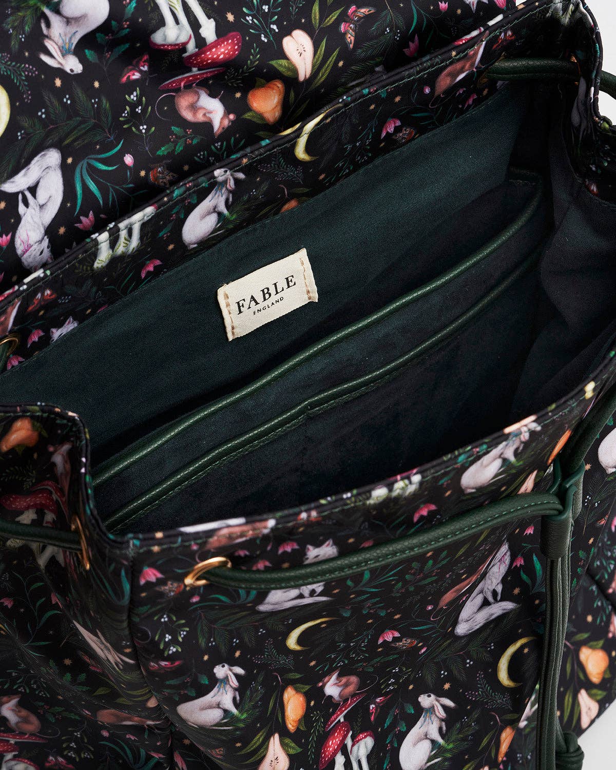 Flora Niva Print Backpack in Green
