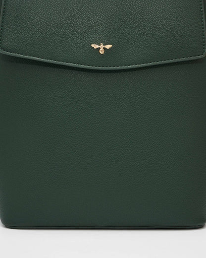 Laura Small Backpack in Forest Green