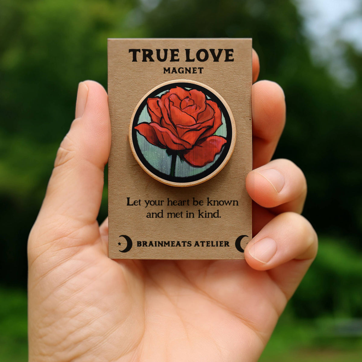 True Love Magnet – Rose Token for Devotion & Connection