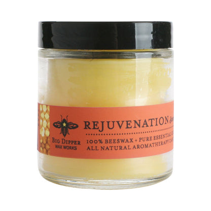 Apothecary Glass Candle – Pure Beeswax Aromatherapy – 3.2oz