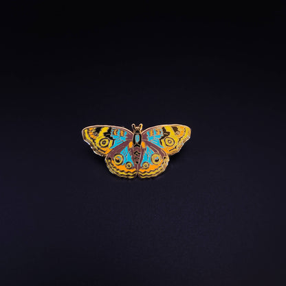 Gemini - Zodiac Butterfly and Moth Pins- Buckeye Butterfly