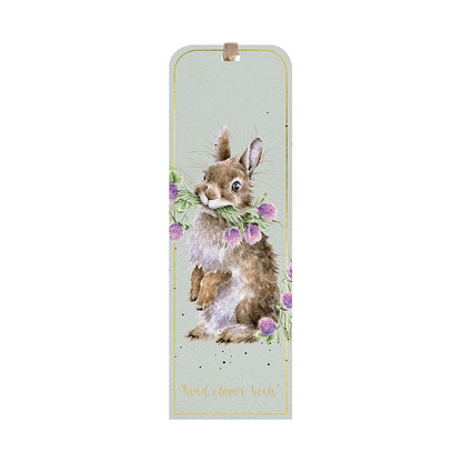 'Head Clover Heels' Rabbit Bookmark