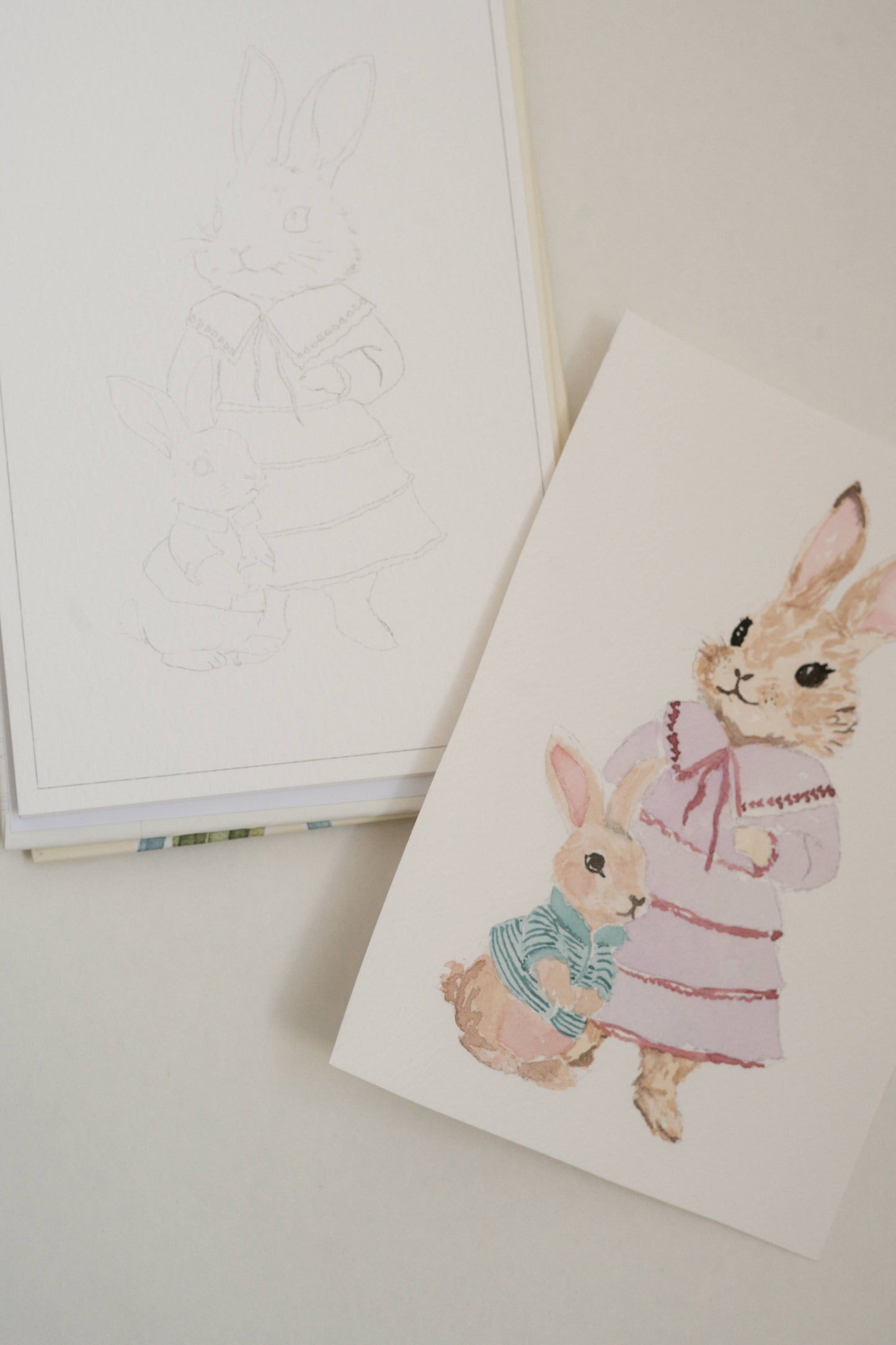A Little Bit of Spring - Mini Watercoloring Book