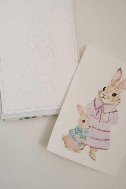 A Little Bit of Spring - Mini Watercoloring Book