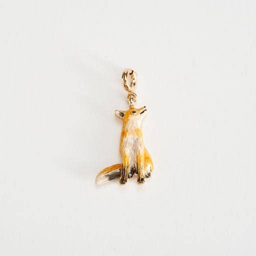 Enamel Fox Charm