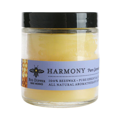Apothecary Glass Candle – Pure Beeswax Aromatherapy – 3.2oz