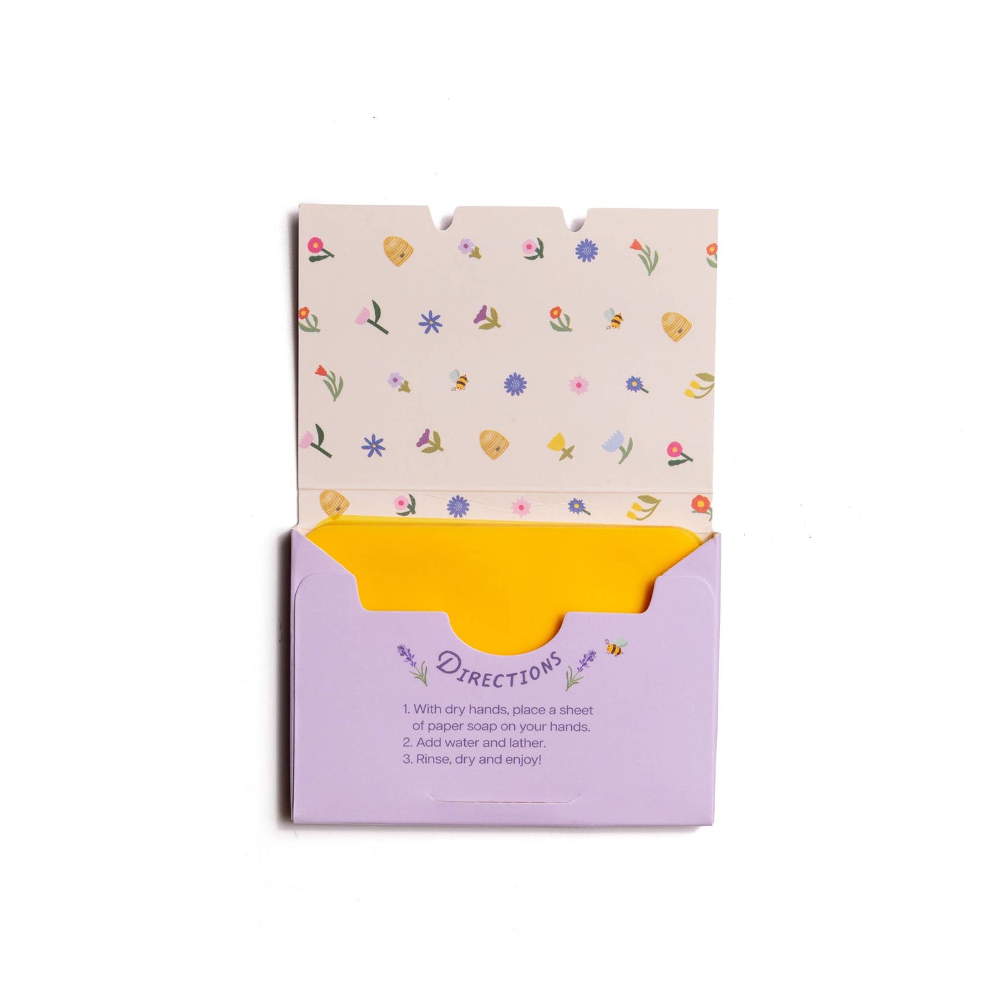 Paper Soap – Lavender Honey Scent (Travel Size with 50 Sheets for Pack)