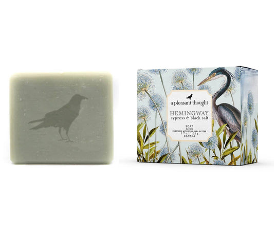 Hemingway | Cypress & Black Salt Bar Soap