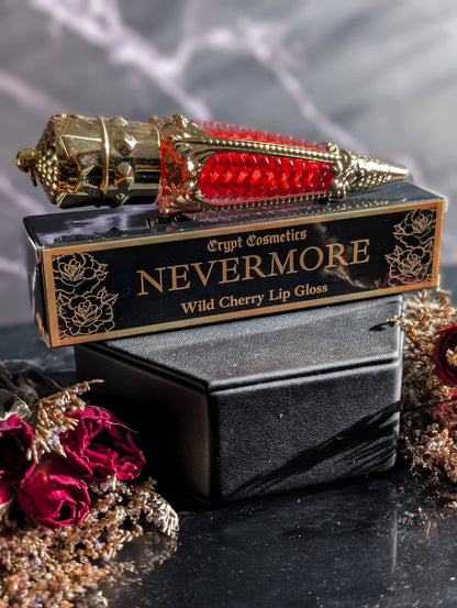 NEVERMORE - Red wild cherry lip gloss