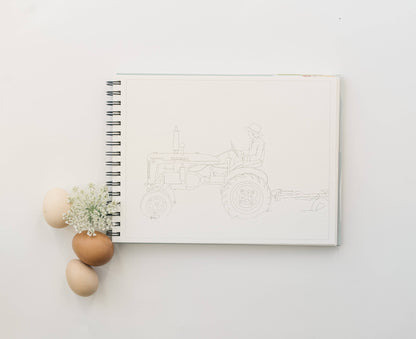 Country Life Watercoloring Book