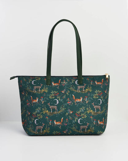 Into the Woods Large Green Grab Tote