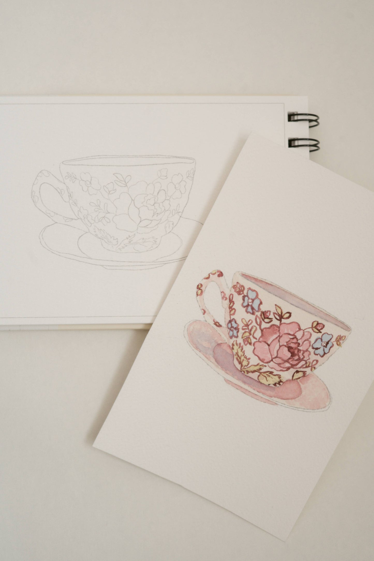 A Little Bit of Spring - Mini Watercoloring Book