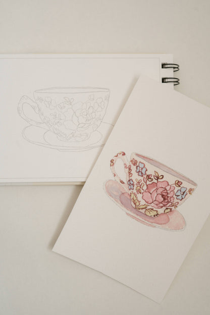 A Little Bit of Spring - Mini Watercoloring Book