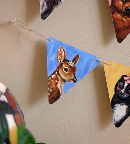 Animals Paper Garlands | DIY Craft Kit | Birthday Bunting