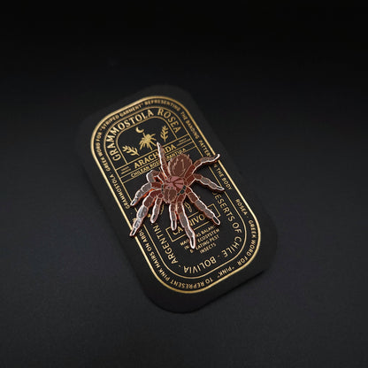 Chilean Rose Tarantula Educational Insect Enamel Pin