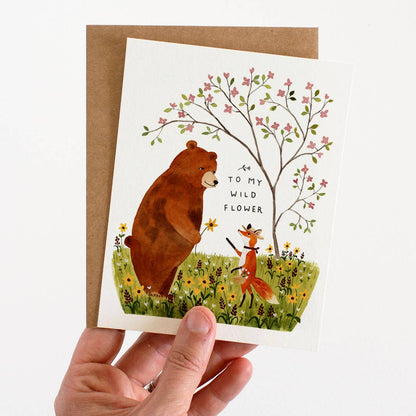 To My Wildflower Greeting Card
