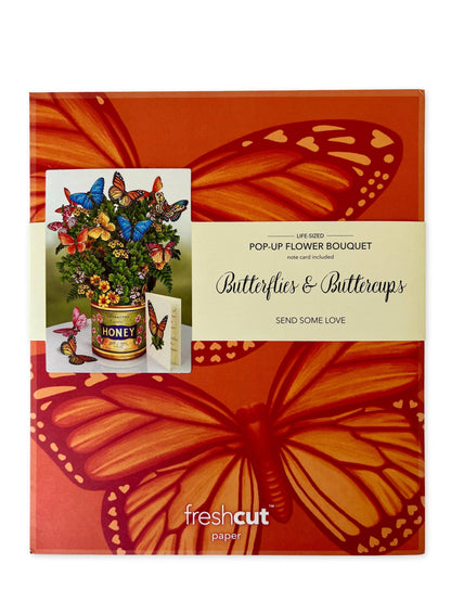 Butterflies & Buttercups Pop-up Greeting Cards