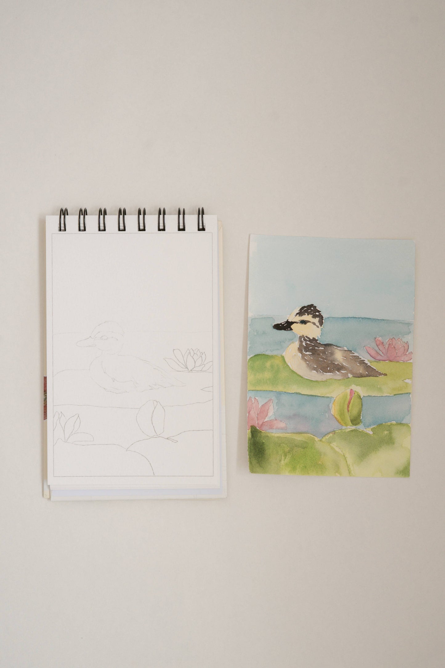 A Little Bit of Spring - Mini Watercoloring Book