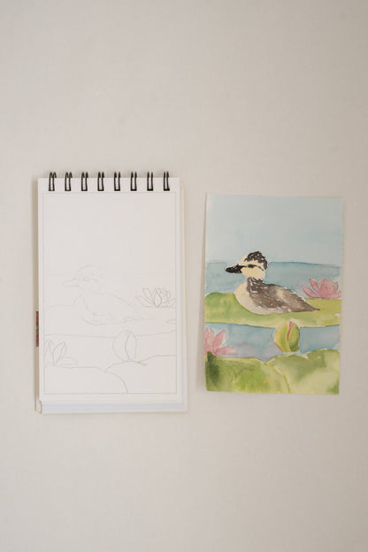 A Little Bit of Spring - Mini Watercoloring Book