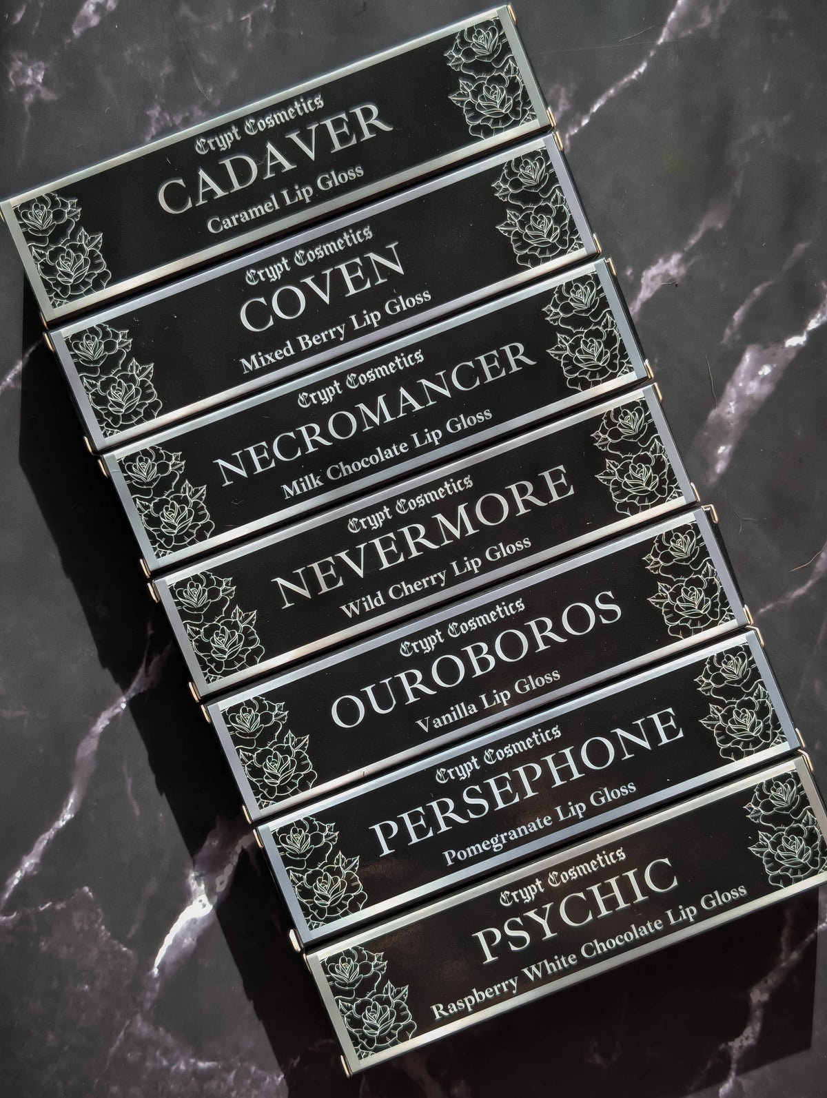 OUROBOROS (Silver Edition) - Black french vanilla lip gloss