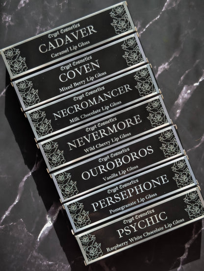 OUROBOROS (Silver Edition) - Black french vanilla lip gloss