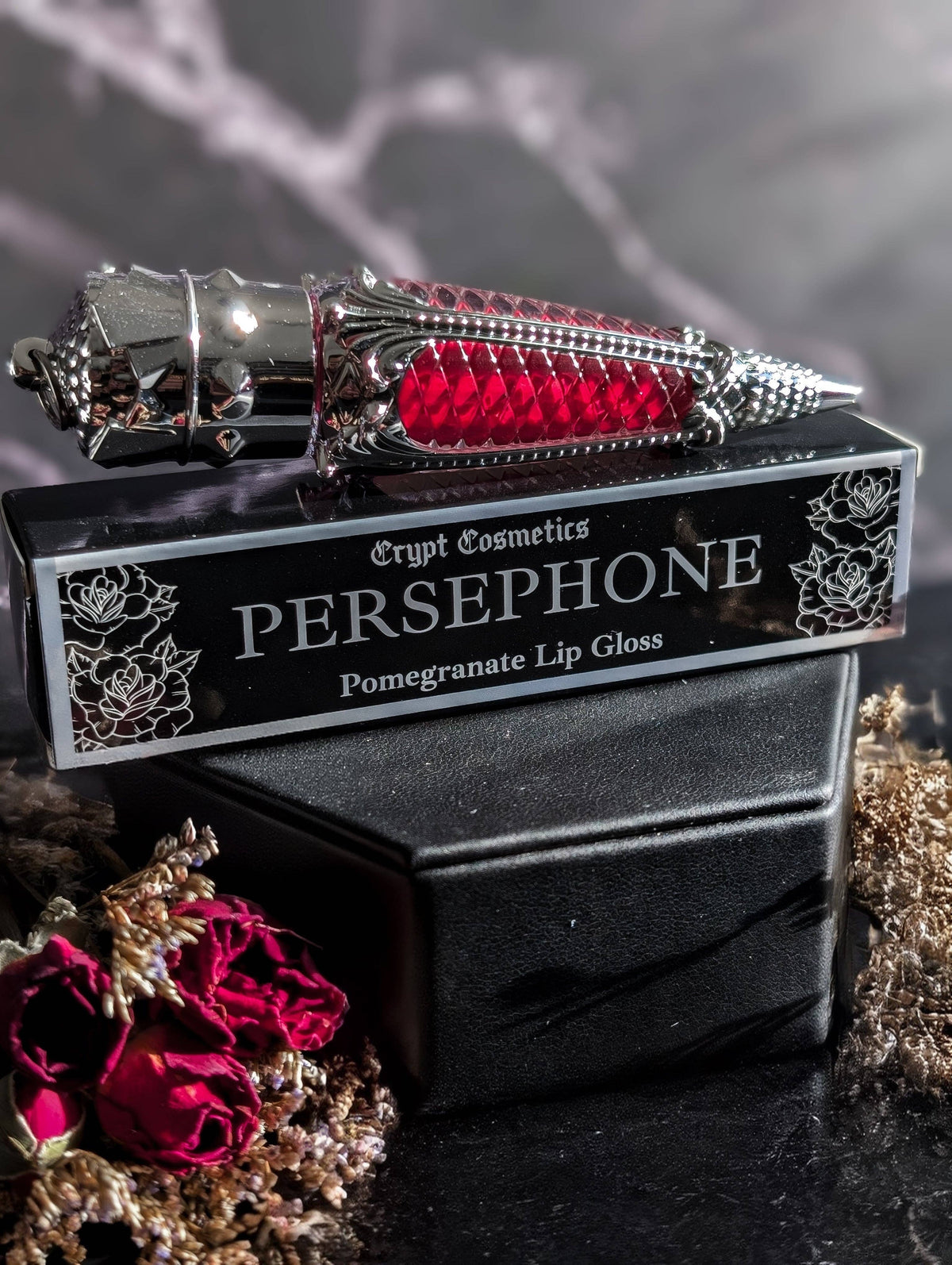 PERSEPHONE (Silver edition) - Pomegranate pink lip gloss