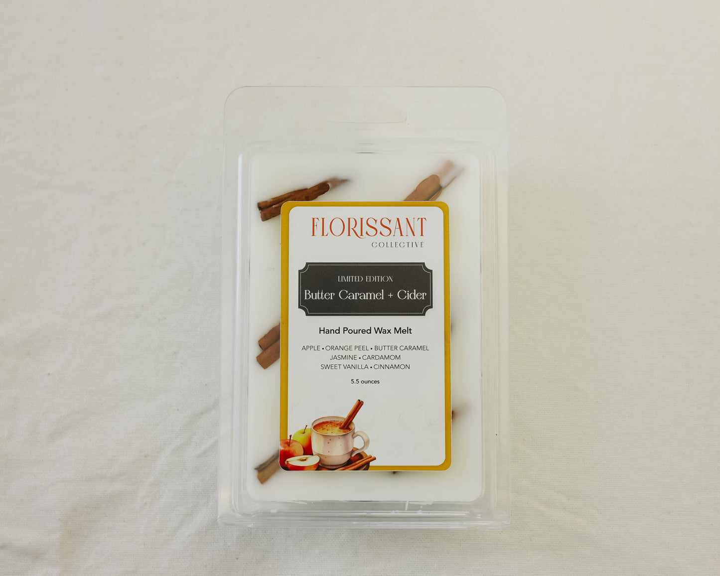Butter Caramel + Cider Handcrafted Wax Melts