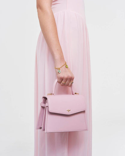 Pink Small Structured Tote