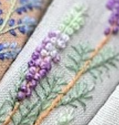Spring Floral Embroidered Headband (Jasmine Collection)