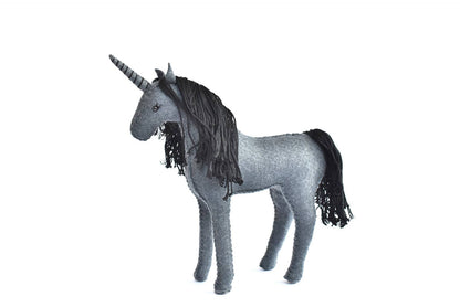 DIY Felt Sewing Craft Kit - Dark Unicorn