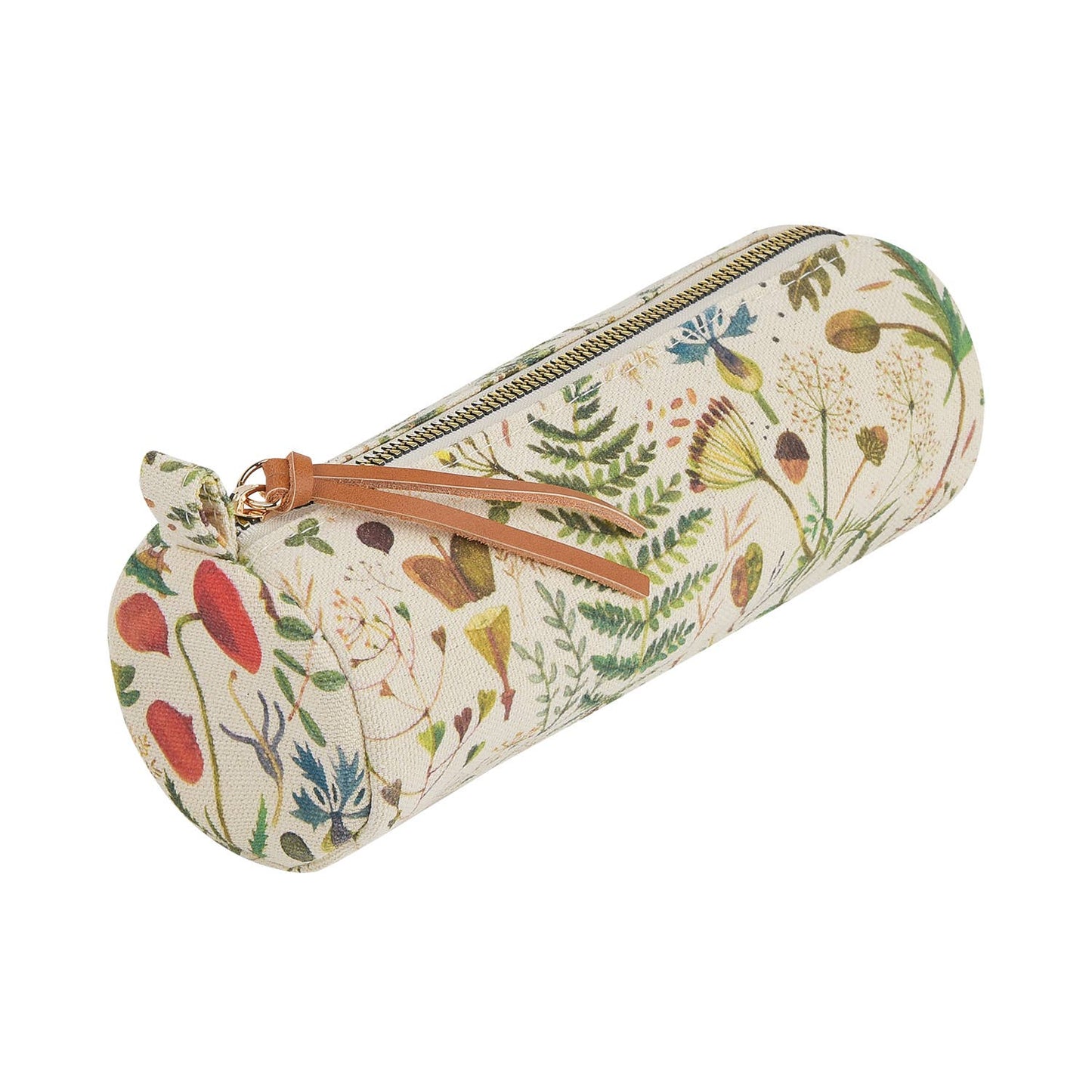 Pencil Pouch - Greens and Flowers